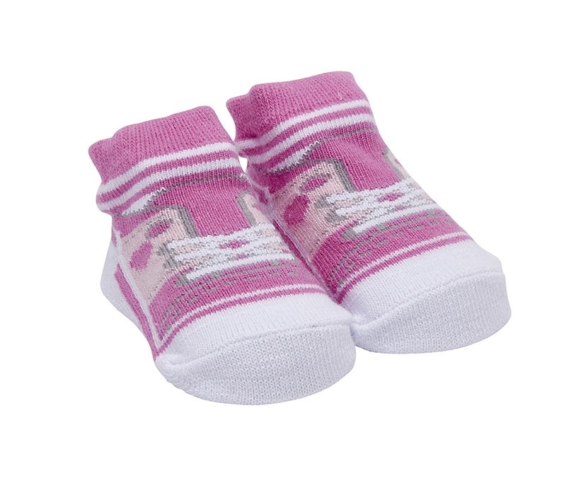 Pink Sneakers Socks