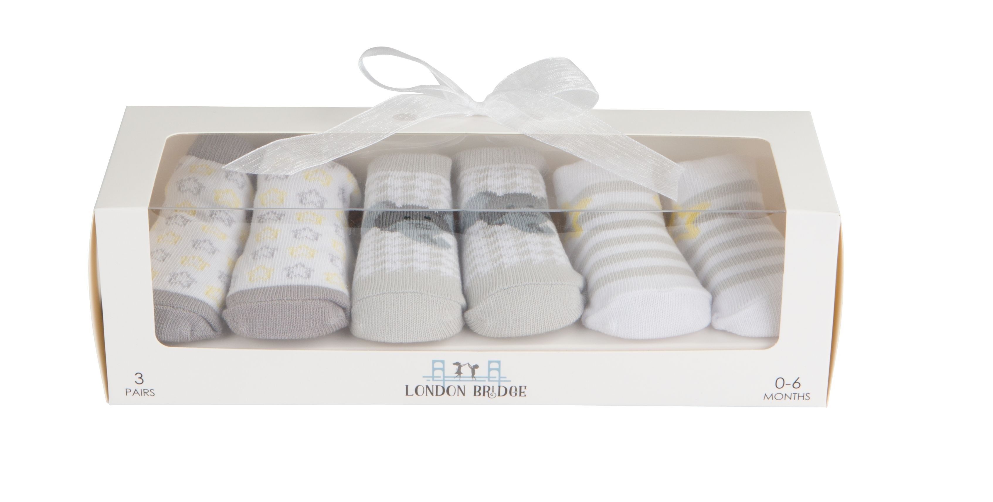 Emerson the Elephant Socks Gift Set
