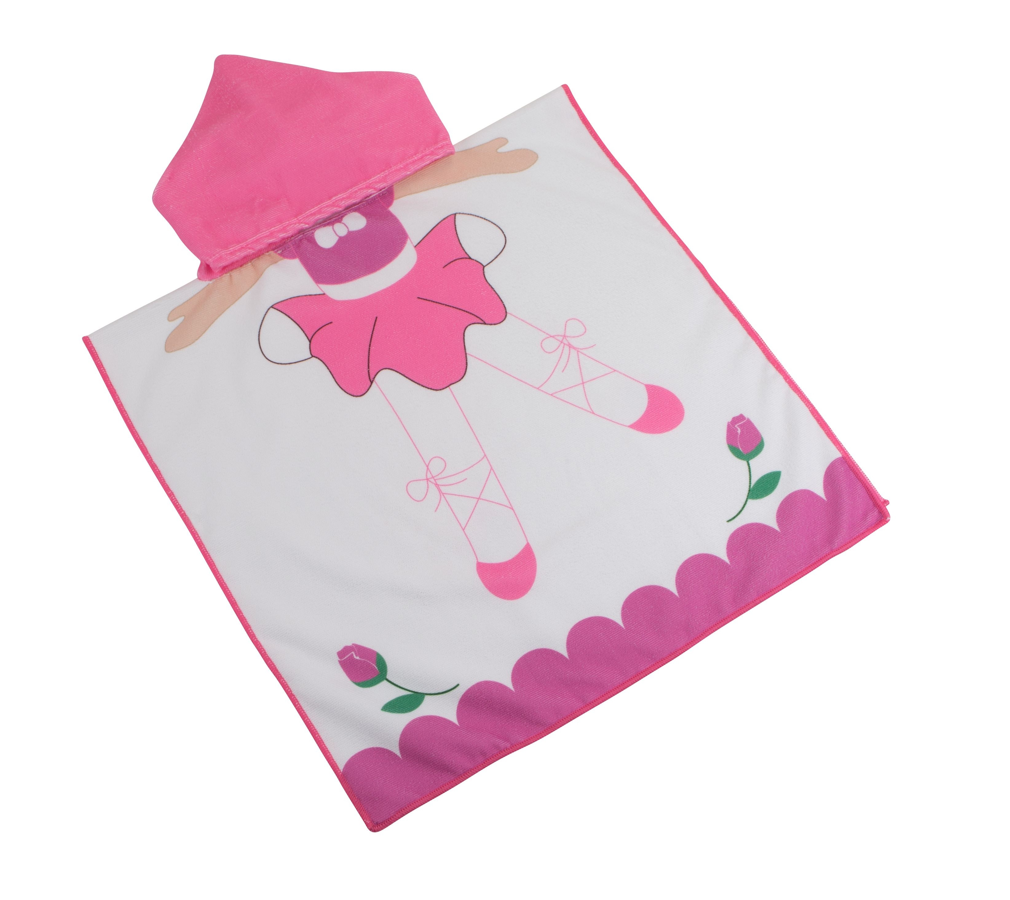 Ballerina Hooded Poncho Towel