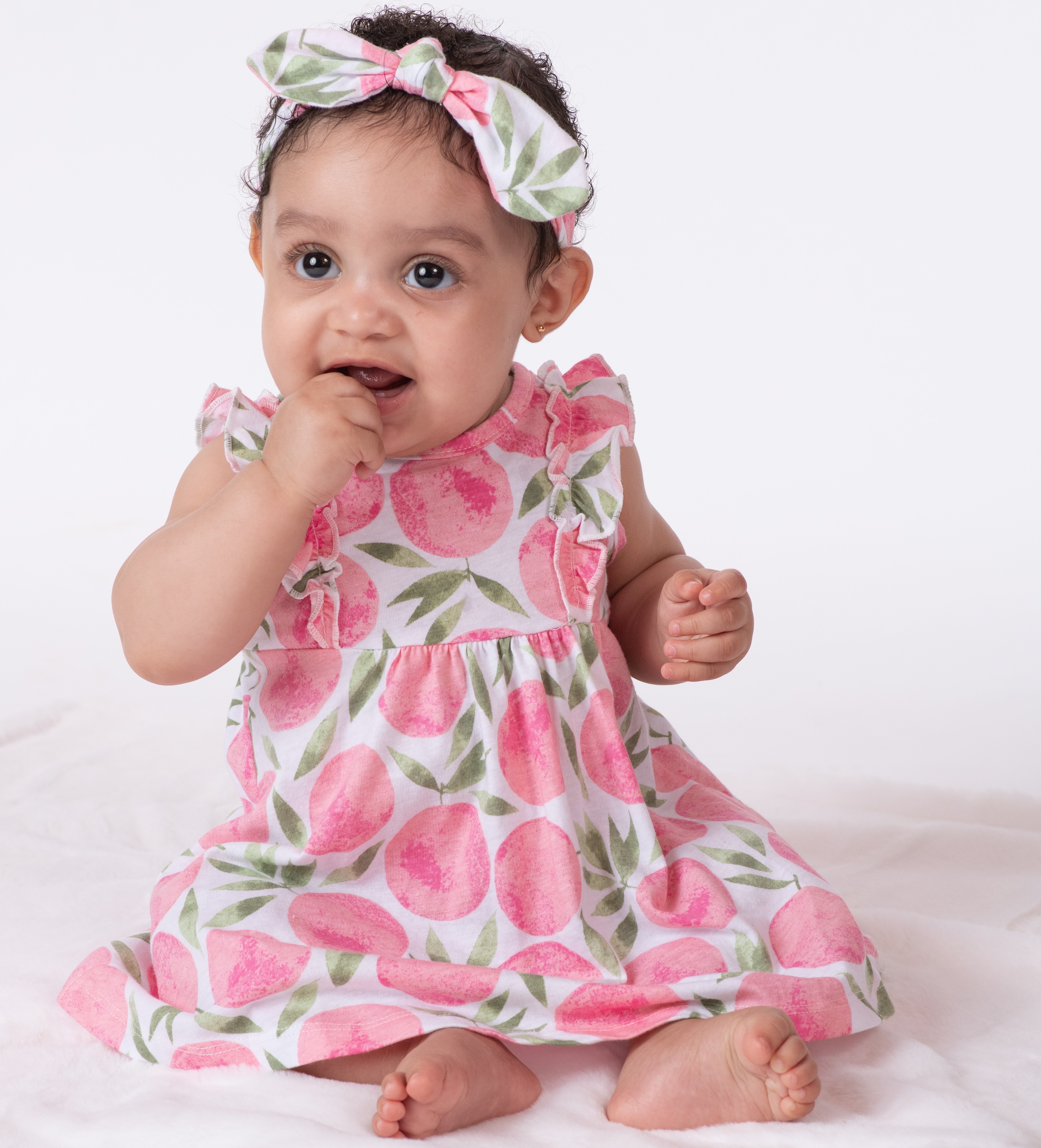Pink Peaches Sundress 3-Piece Set in Size Run