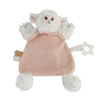 lamb teether blankie