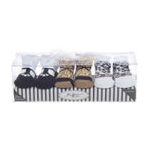 leopard socks gift set