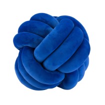 Royal Blue Knot Ball Pillow