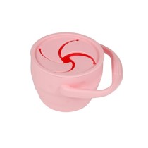Bubblegum Pink Silicone Snack Cup