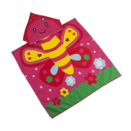 Butterfly Hooded Poncho Towel