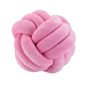 Dreamhouse Pink Knot Ball Pillow