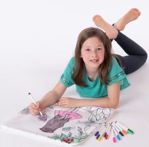 Coloring Pillow DIY Kit: Dog House