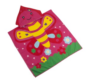 Butterfly Hooded Poncho Towel