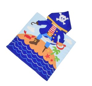 Pirate Hooded Poncho Towel