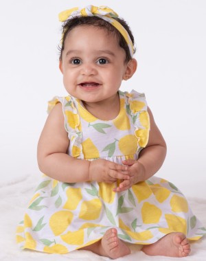 Lemon Sundress 3-Piece Set in Size Run