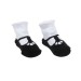 black & white mary janes socks